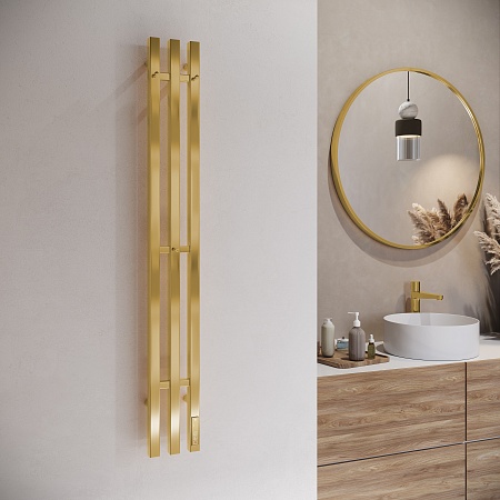 Стойка электро TRES проф1200 TERMINUS Брашированное золото Биробиджан - фото 3