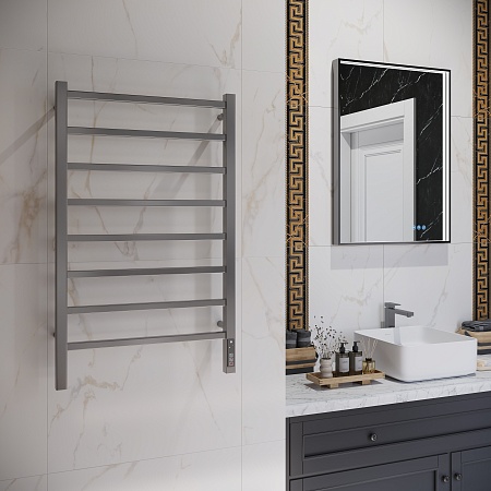 Ватикан П8 500х850 Электро Полотенцесушитель TERMINUS Оружейная сталь Биробиджан - фото 3 Ватикан П8 500х850 Электро Полотенцесушитель TERMINUS Оружейная сталь Биробиджан - фото 3