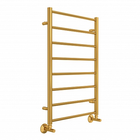 Аврора П8 500х800 Полотенцесушитель TERMINUS Брашированное золото Биробиджан - фото 1